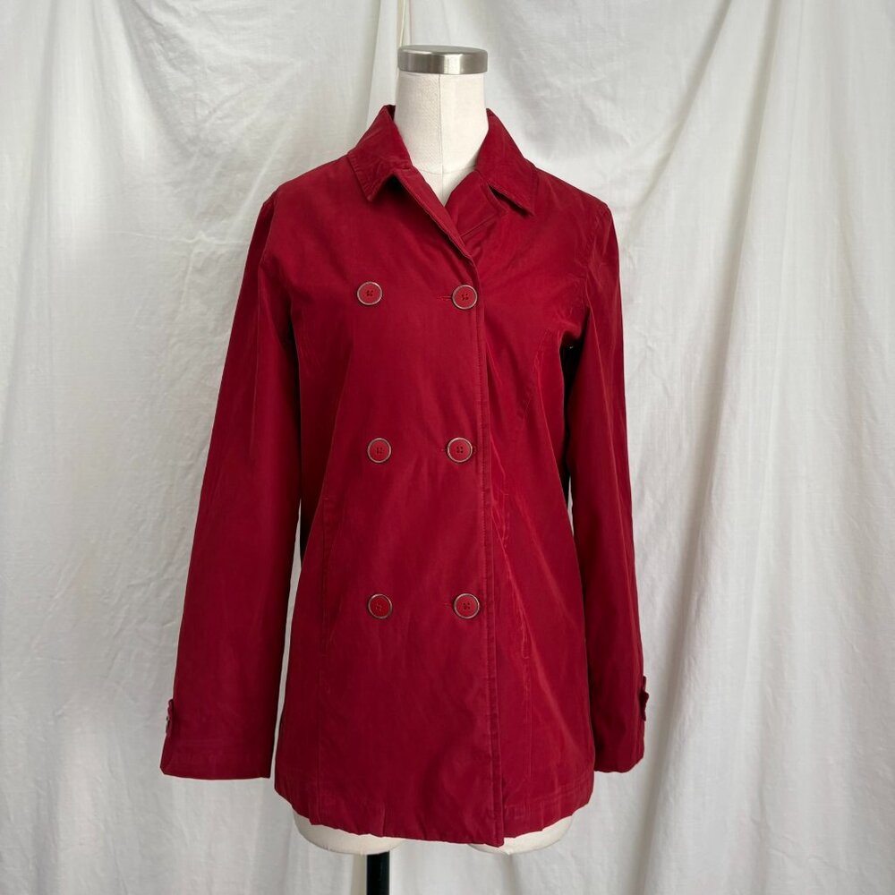 Copper Key Red Mini Trench Coat